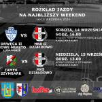 Rozkład jazdy na weekend (14-15.09.24)