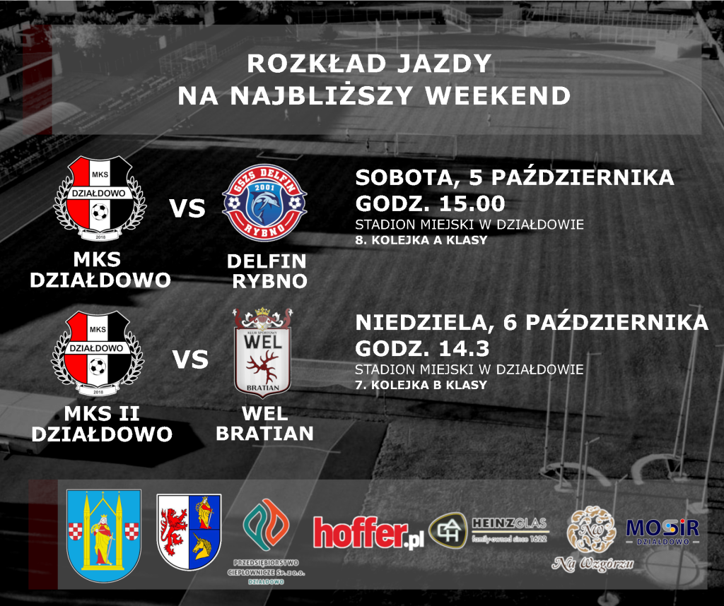 Rozkład jazdy na weekend (5-6.10.24)