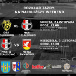 Rozkład jazdy na weekend (2-3.11.24)