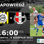 Zapowiedź meczu Czarni Rudzienice - MKS Działdowo (09.08.25)