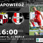 18. kolejka Klasy Okręgowej. Kormoran Zwierzewo - MKS Działdowo (21.03.26)