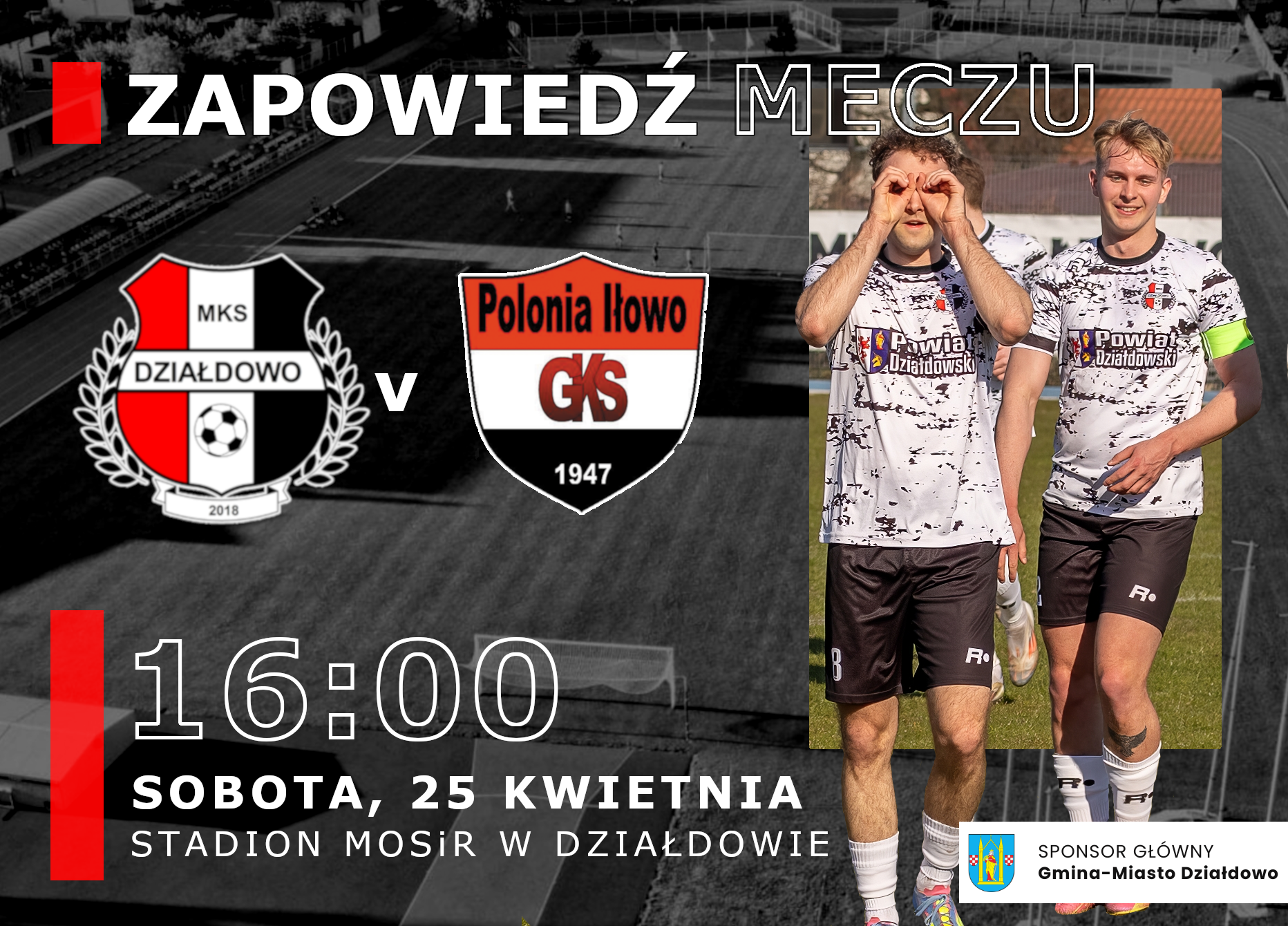 Zapraszamy na derby powiatu